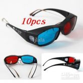 Kit com 10 oculos  3D Anaglífos