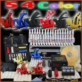 Kit completo para tatuador com 6 maquinas